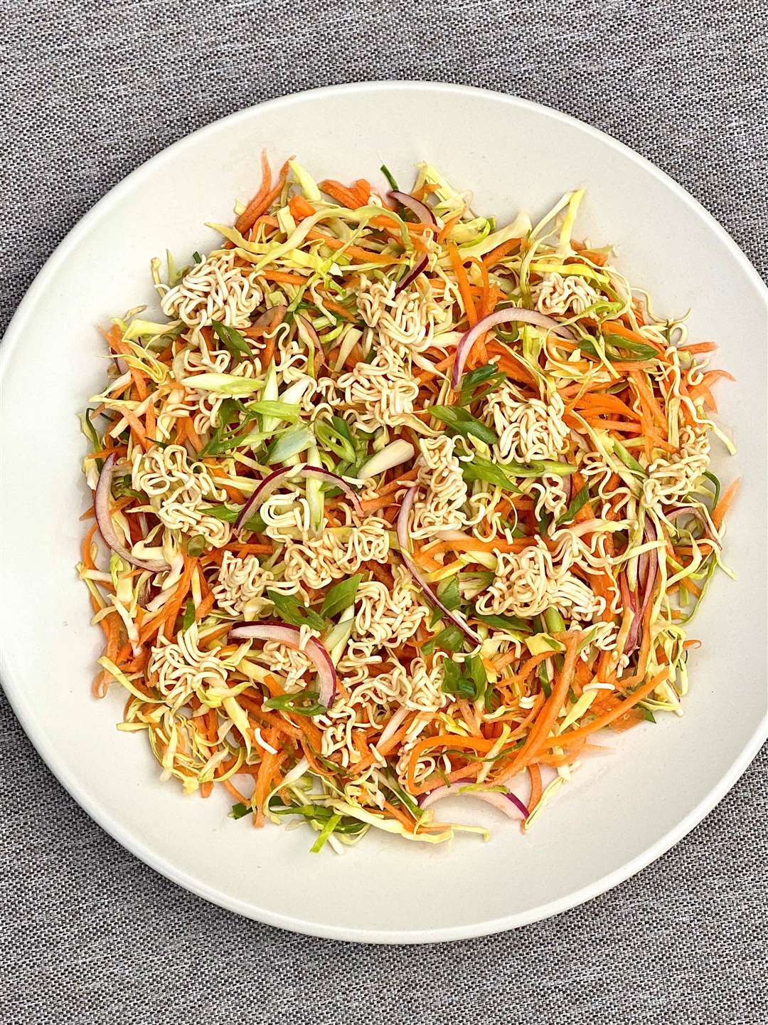 Crunchy ramen coleslaw