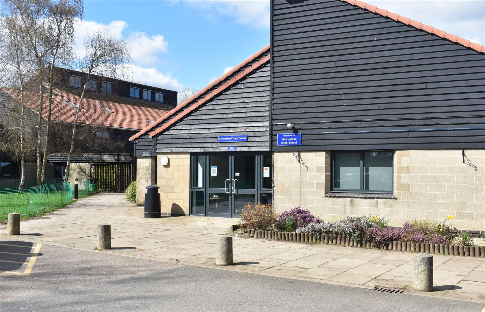 Stowupland High School is the sixth Suffolk school confirmed to contain the lightweight concrete known as RAAC. Picture: John Milton Academy Trust