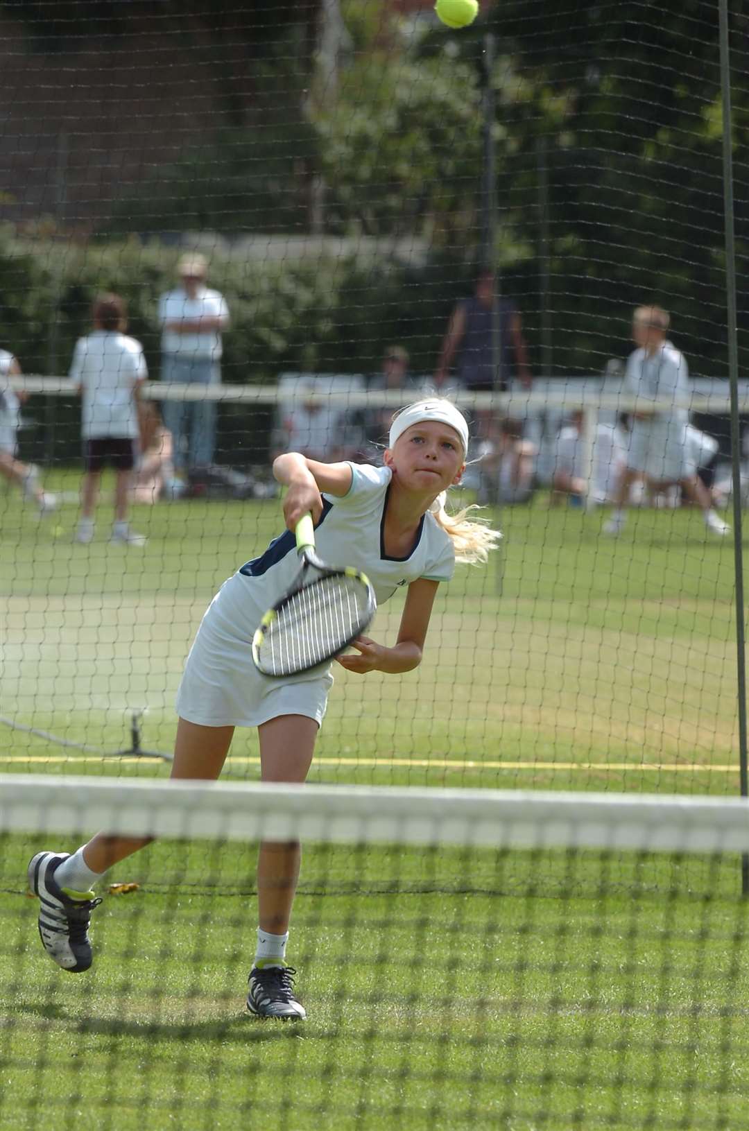 Sport: Bury Free Press.At the Victory Ground, Tennis Courts, BSE.West Suffolk Tennis Tournament-80th anniversary..ella monsey. (36269297)