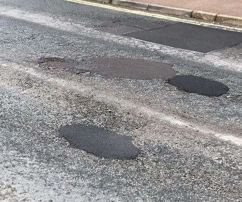 Station Hill, Bury St Edmunds, following repairs. Picture: submitted