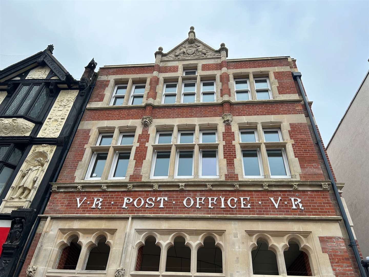 The redeveloped Post Office and Market Thoroughfare