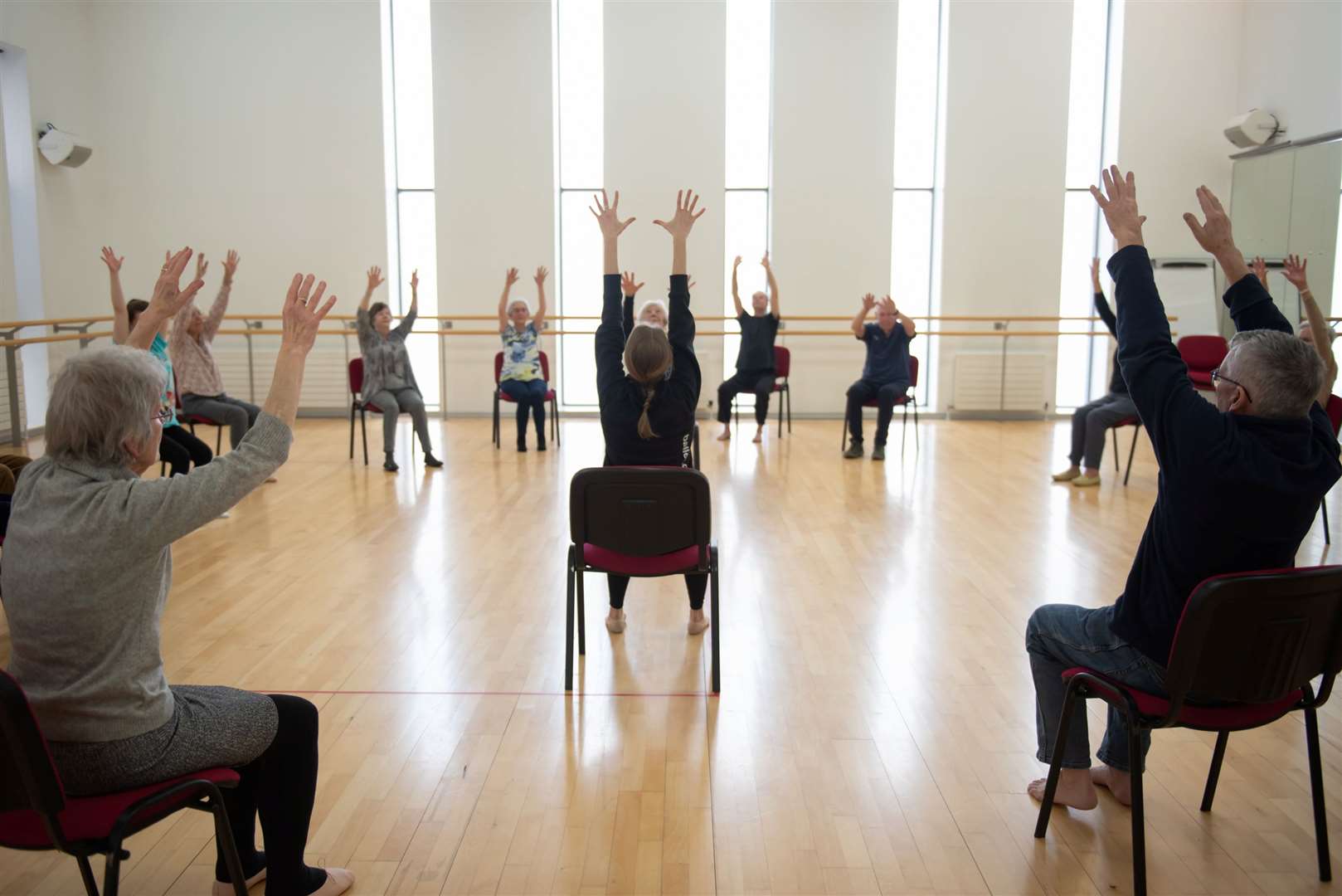 One scheme DanceEast runs is a dance session for those with Parkinson's disease. Picture: Rachel Cherry