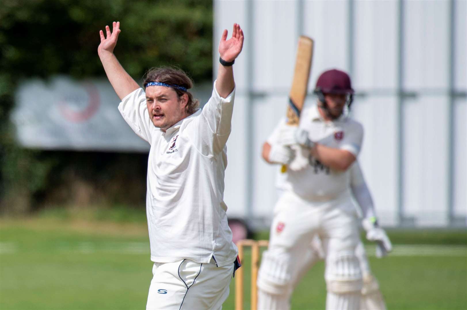 Haverhill’s Ben Wilkins is hoping someone steps up to help preserve Haverhill’s Division Two status Picture: Mark Westley