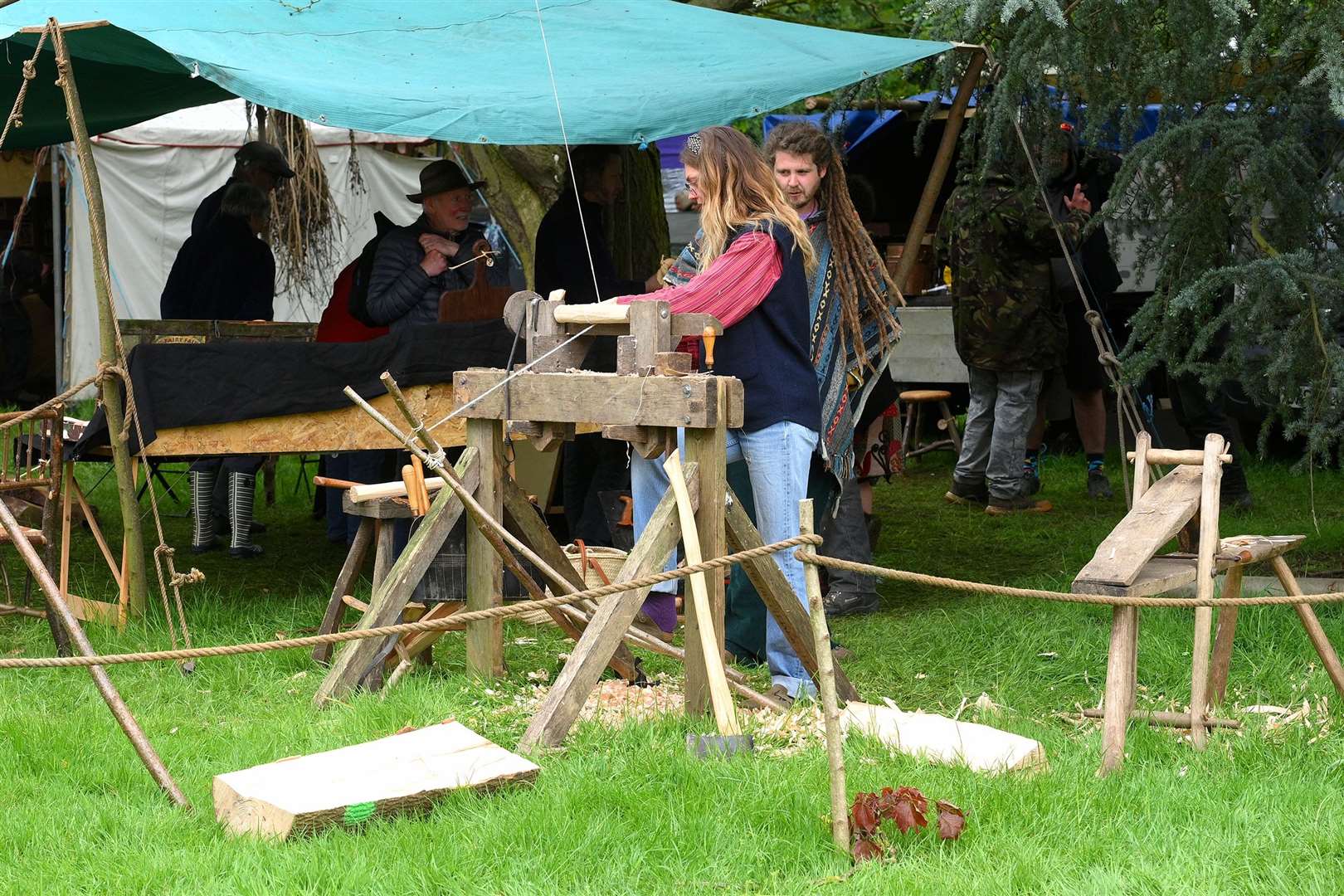 Weird and wonderful wood 2023 at Haughley Park near Stowmarket. Picture: Mecha Morton