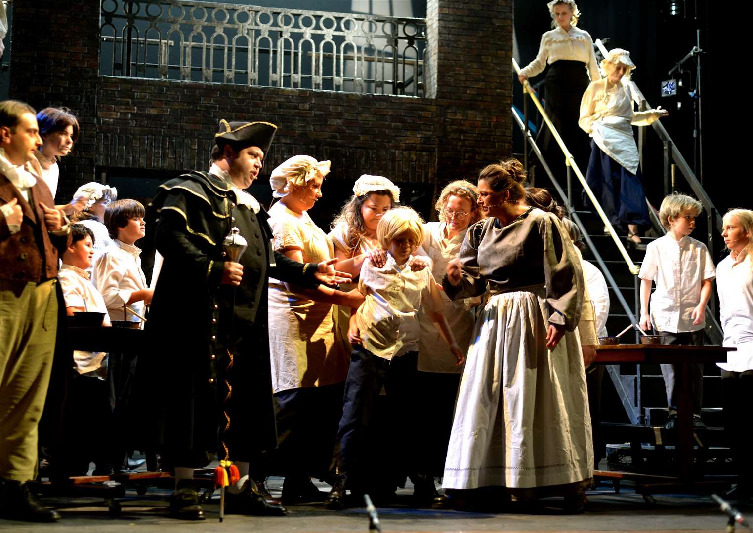 Bury St Edmunds Amateur Operatic and Dramatic Society is performing Oliver! at the Theatre Royal, in Bury St Edmunds, this week. Picture: Andy Abbott