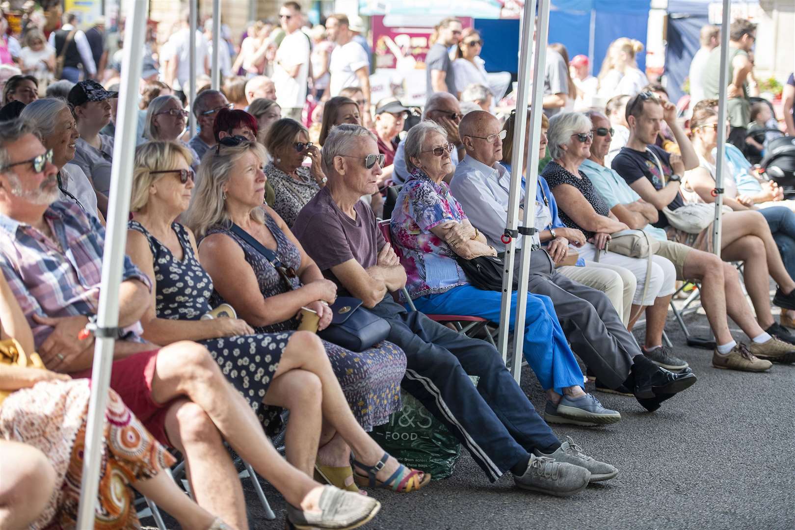 Audiences enjoying the demonstrations