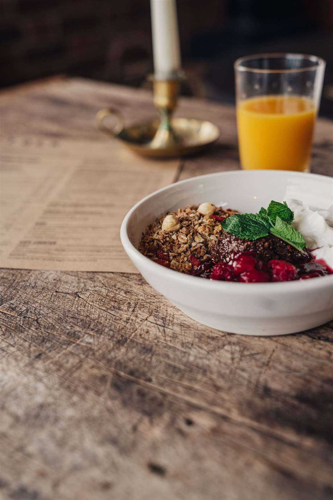 Barry said the atmosphere of the cafe adds to the breakfast experience