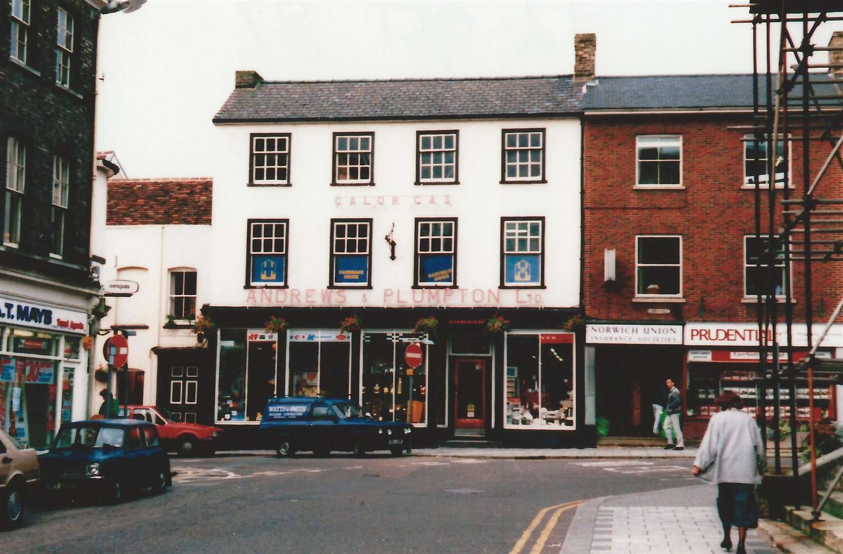 Andrews & Plumptons ironmongers at number 90