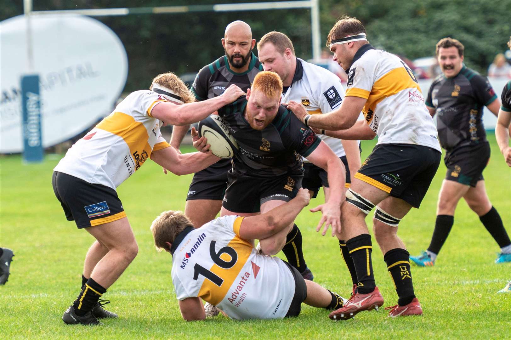 Ruaraidh Williams scored two quickfire tries at Wimbledon to help Bury to their first away win Picture: Mark Westley