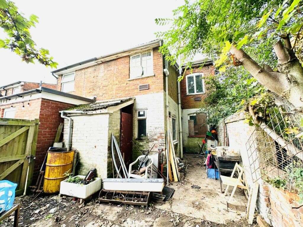 The entrance into the back garden of 38 Fornham Road. Picture: Auction House East Anglia