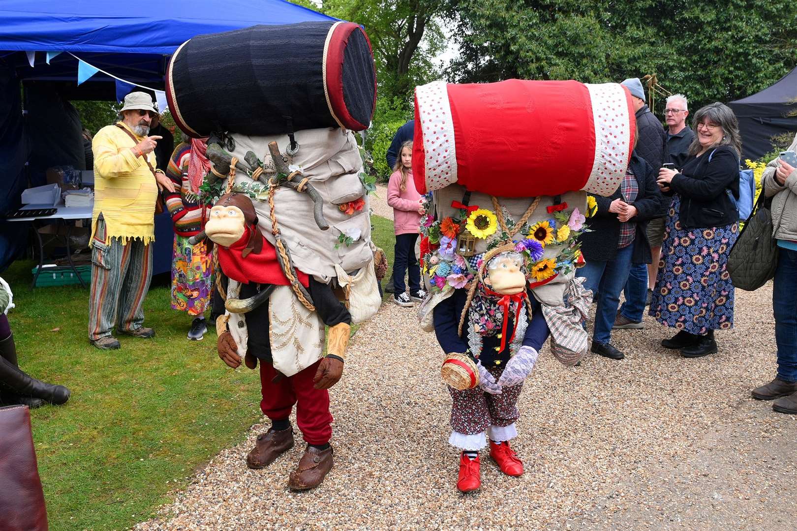 The Flying Buttresses at the Haughley Park festival. Picture: Mecha Morton