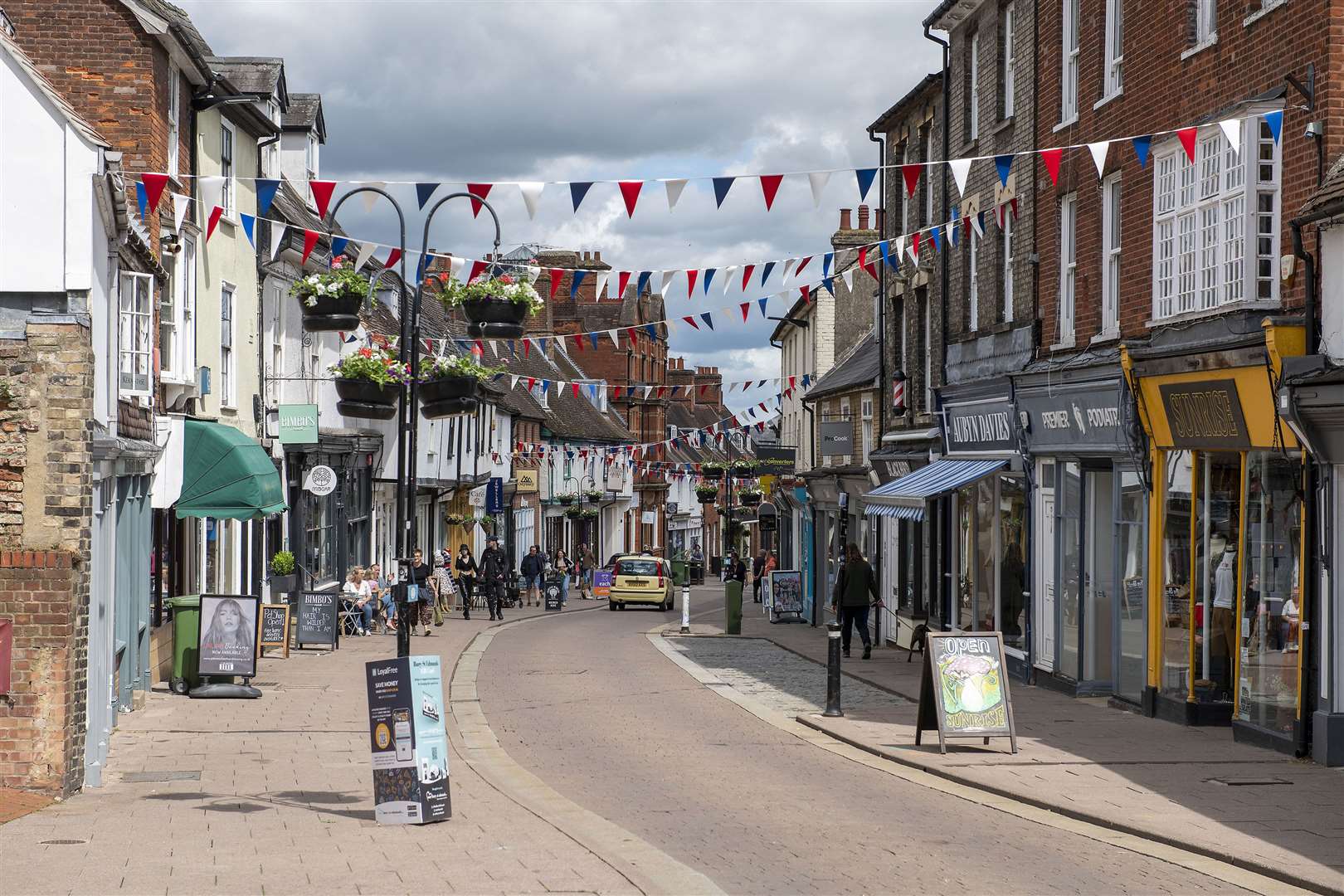 St John's Street, Bury St Edmunds town center. Picture: Mark Westley