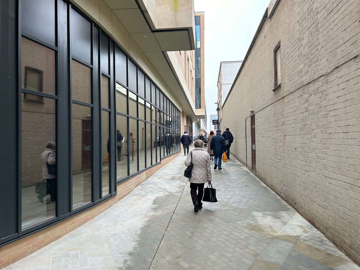 The redeveloped Post Office and Market Thoroughfare