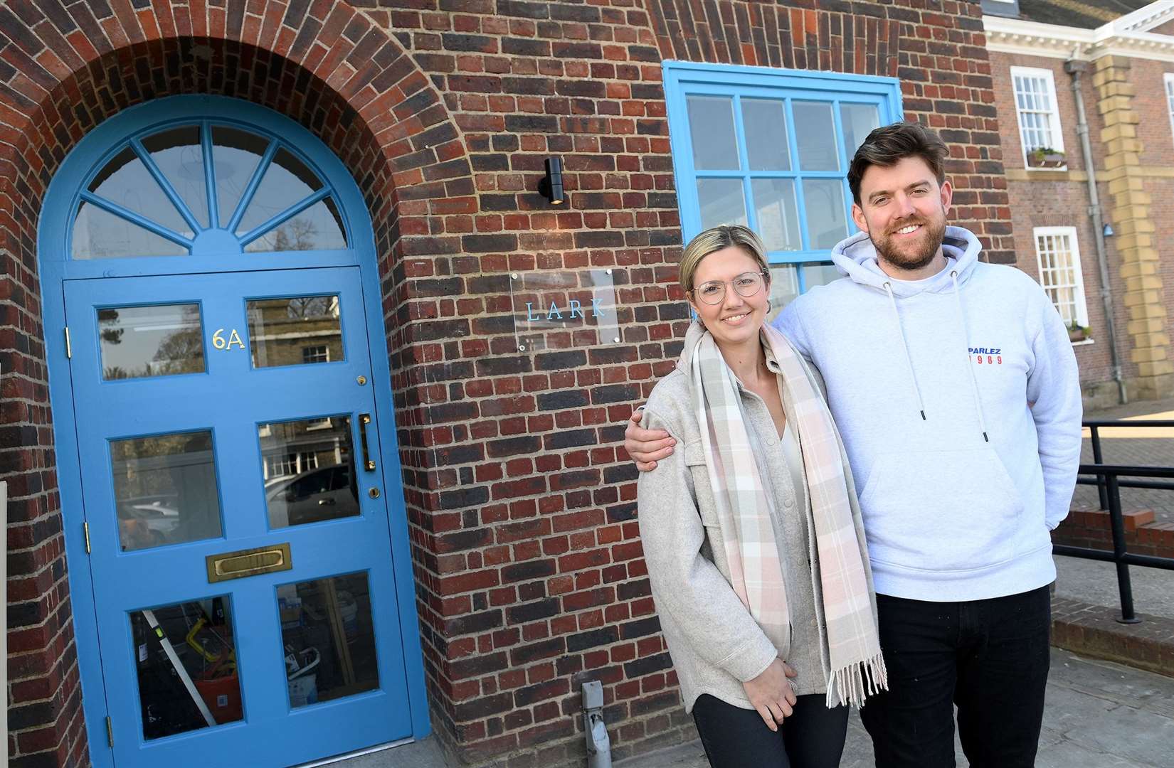 Sophia and James Carn opened Lark Restaurant last year. Picture: Mecha Morton