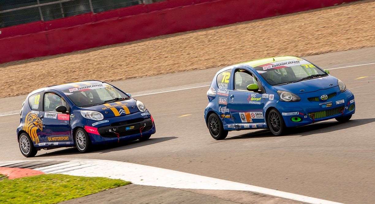 West Suffolk College Car #72 at Silverstone Circuit. Picture: Samuel Martin @aston.studios.uk