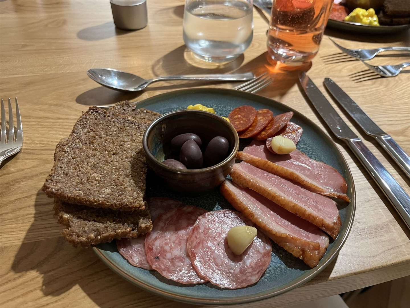 Charcuterie board at The Watering Place