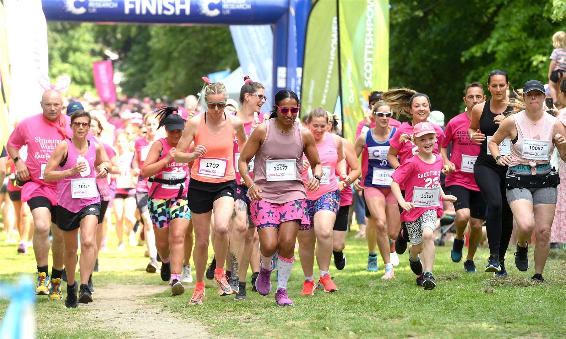 Bury St Edmunds Race for Life 2023. Picture: Mecha Morton