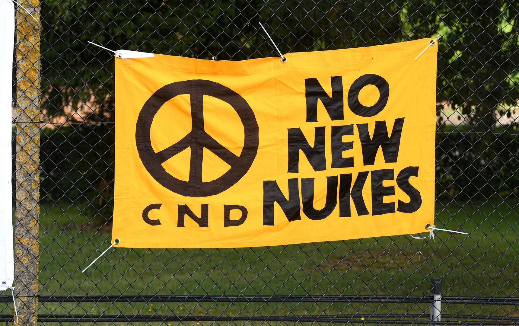 The Campaign for Nuclear Disarmament (CND) is calling on the MoD to halt development works at RAF Lakenheath while environmental impact screening is carried out. Picture: Mecha Morton