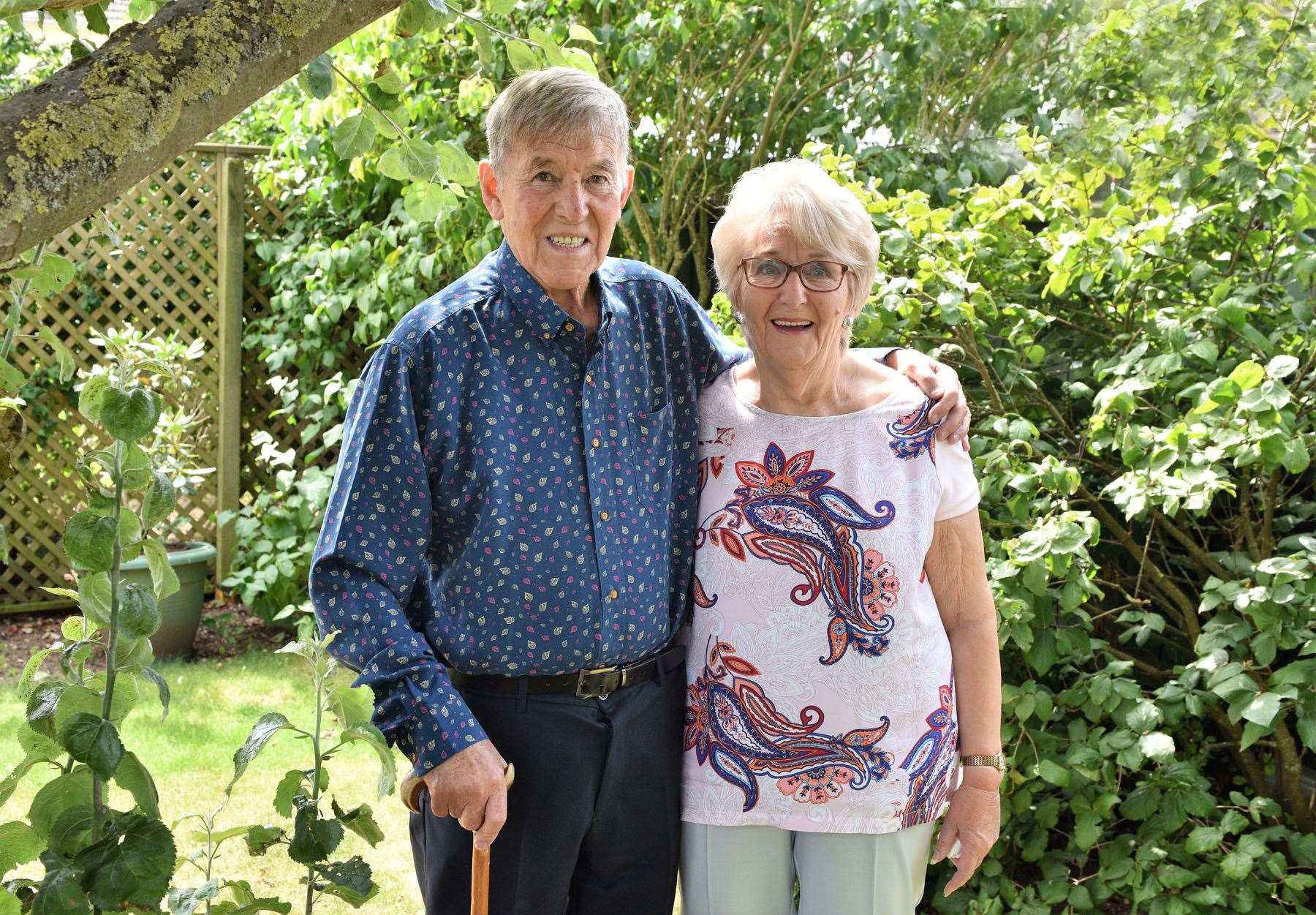 The wife of Ted Jackson (left), Valerie, said numerous people have approached her to share memories and pay tribute to her late husband