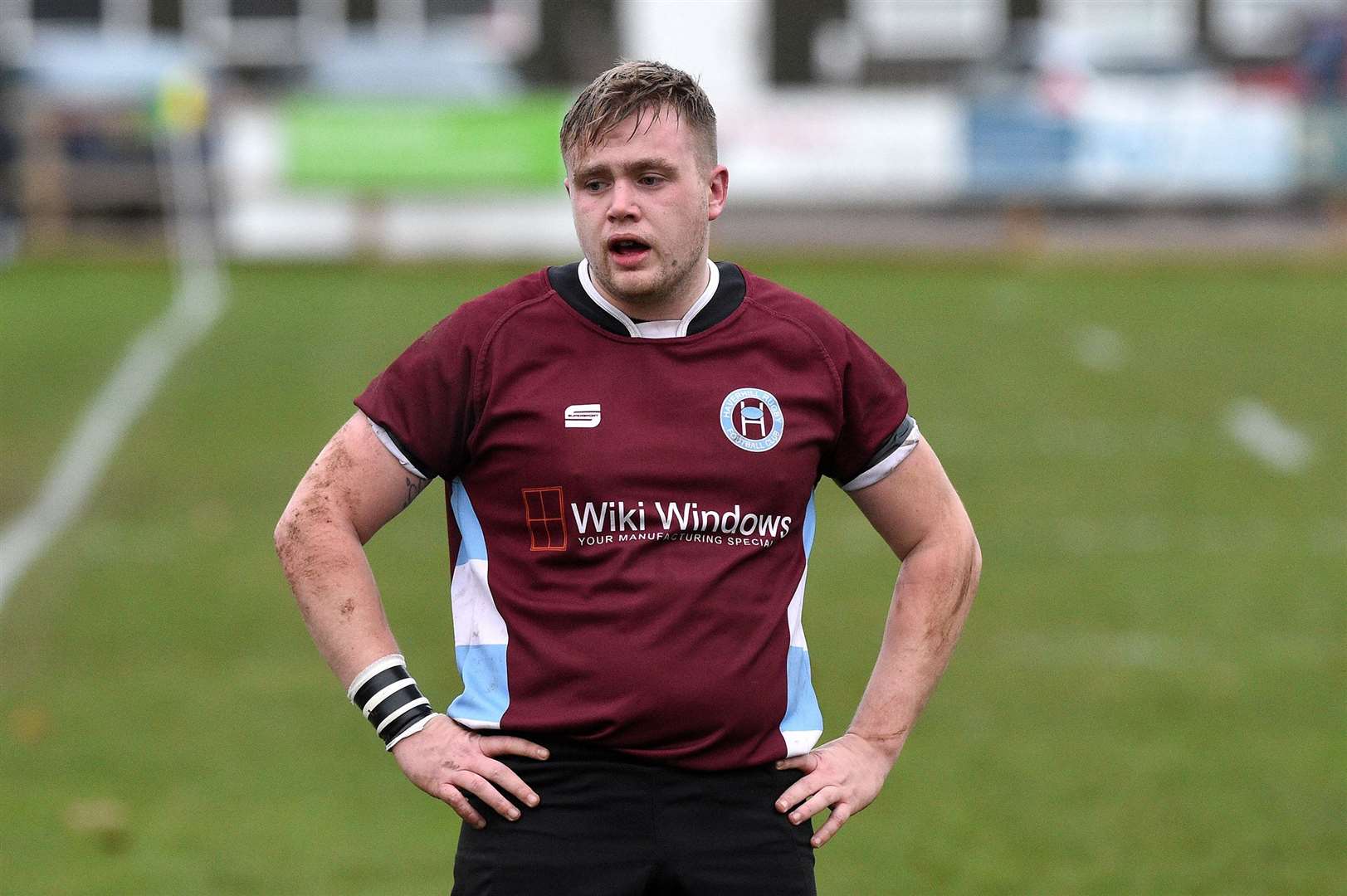 RUGBY - Bury v Haverhill..PICTURED: Haverhill captain Zac Evans ....Pictured by Mecha Morton....